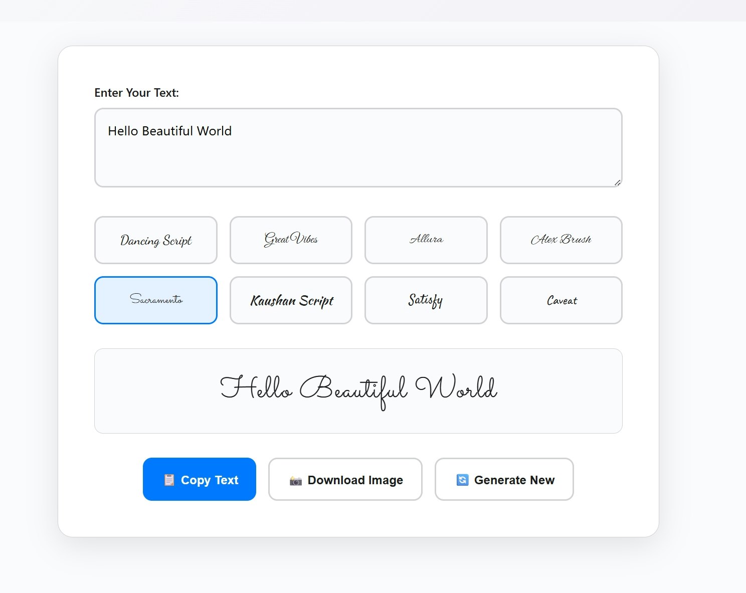 Cursive Generator logo