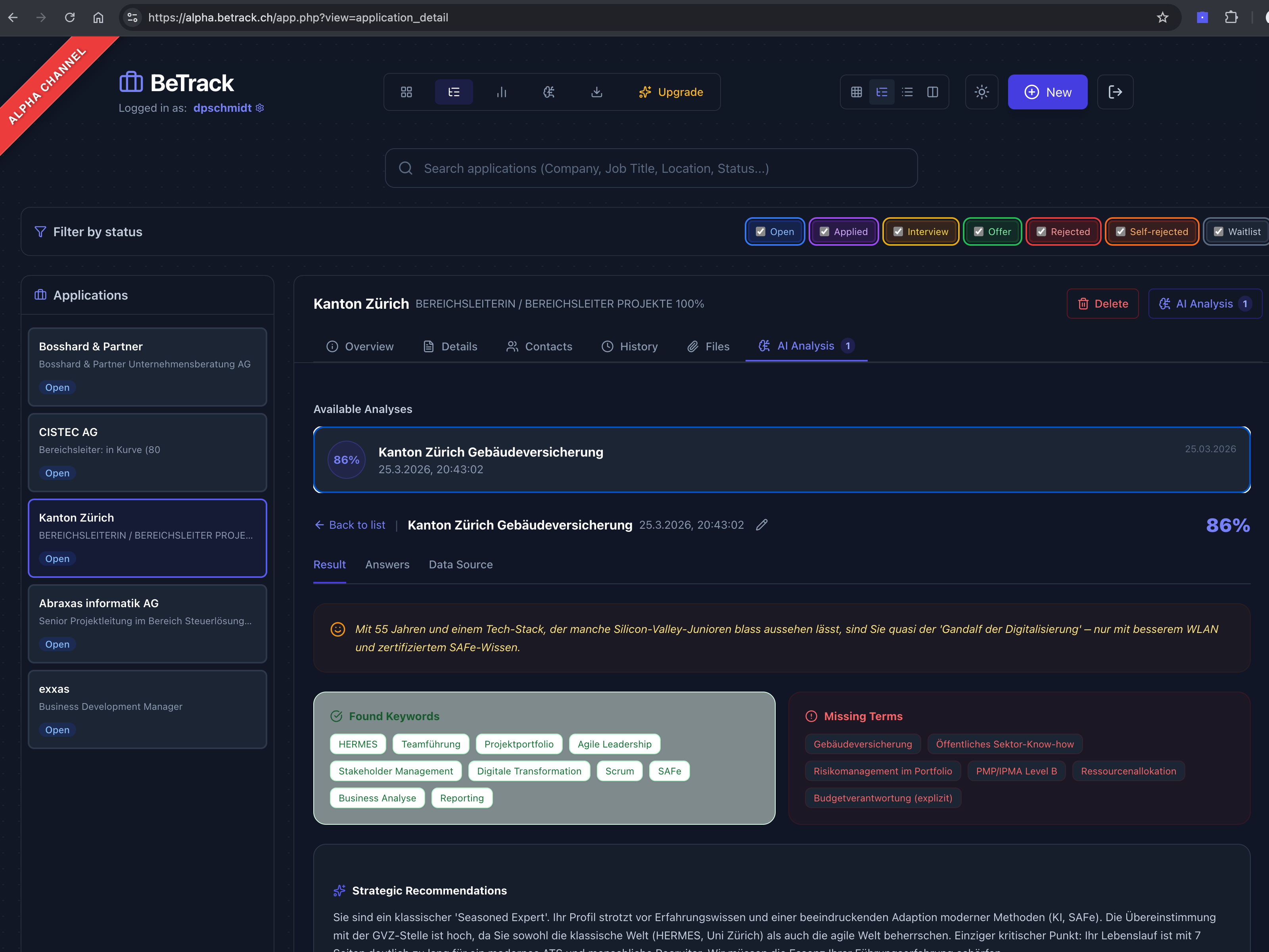 BeTrack gallery image