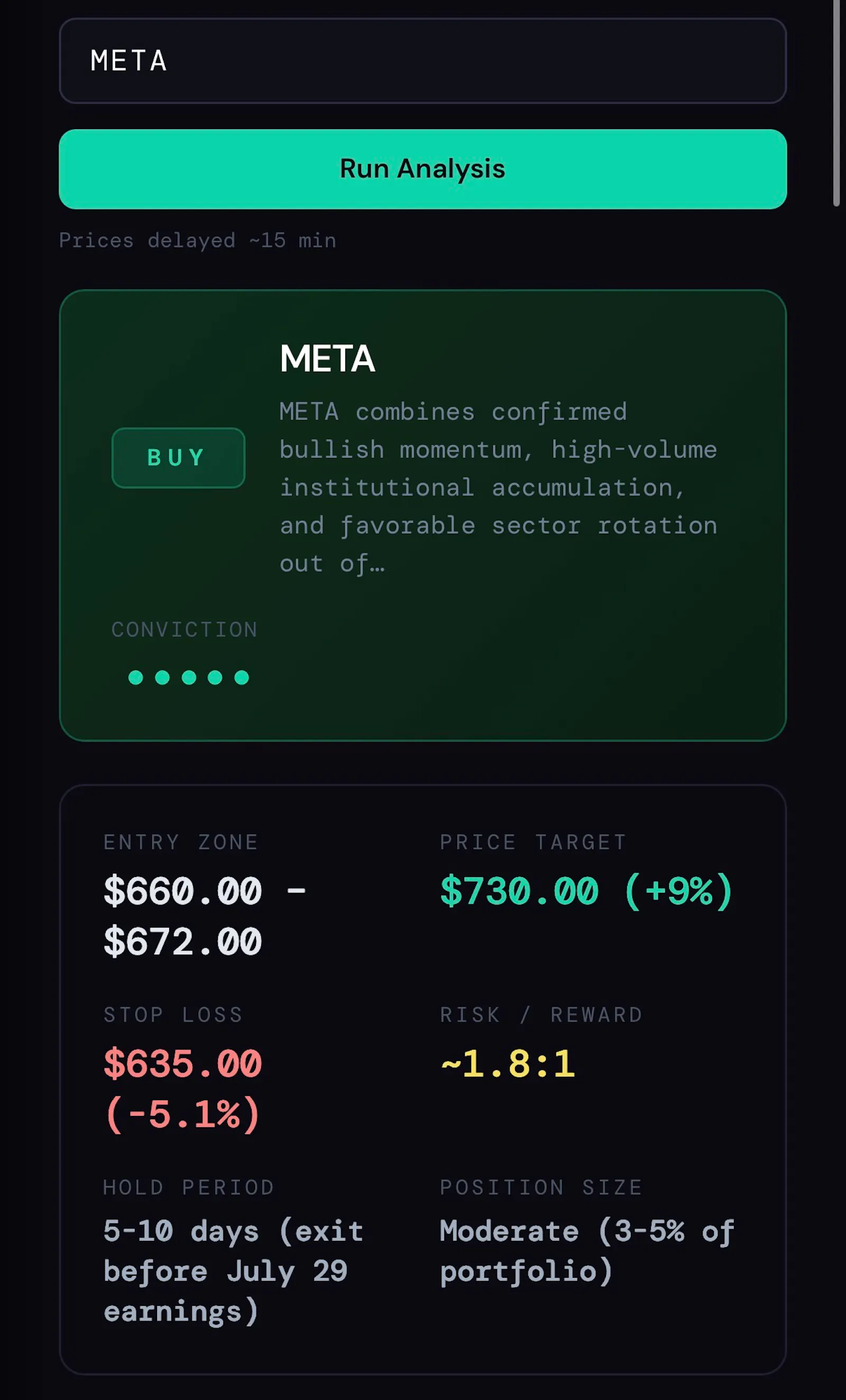 BullEdge.ai screenshot 2