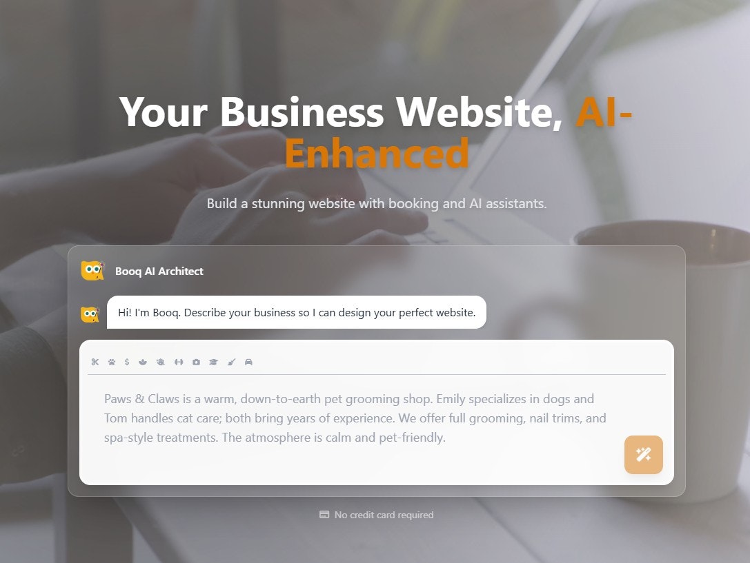 Booq - Main product screenshot demonstrating key features and user interface