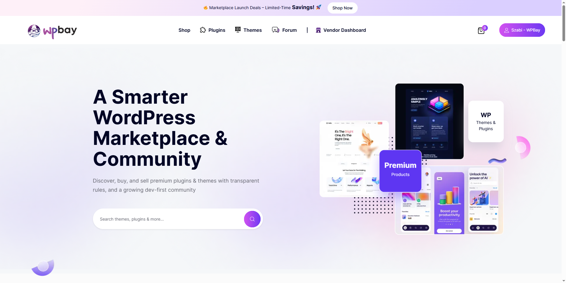 WPBay - Умнее WordPress Marketplace & Community медиа 3