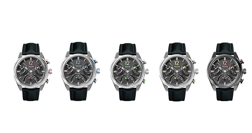 PYRA M : TWO MOVEMENTS IN ONE WATCH gallery image