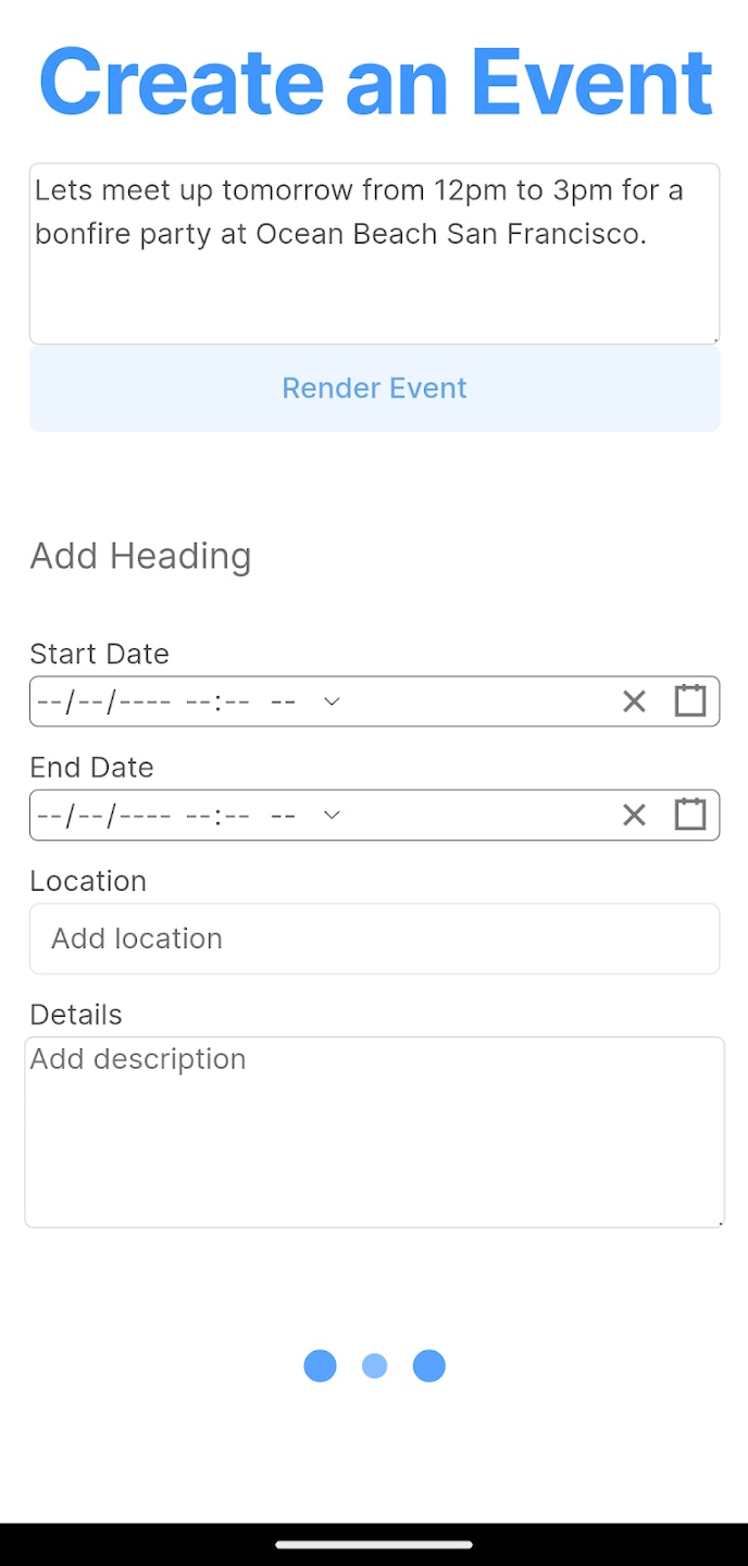 TextToEvent - Transforms your textual plans into dynamic calendar events. media 3