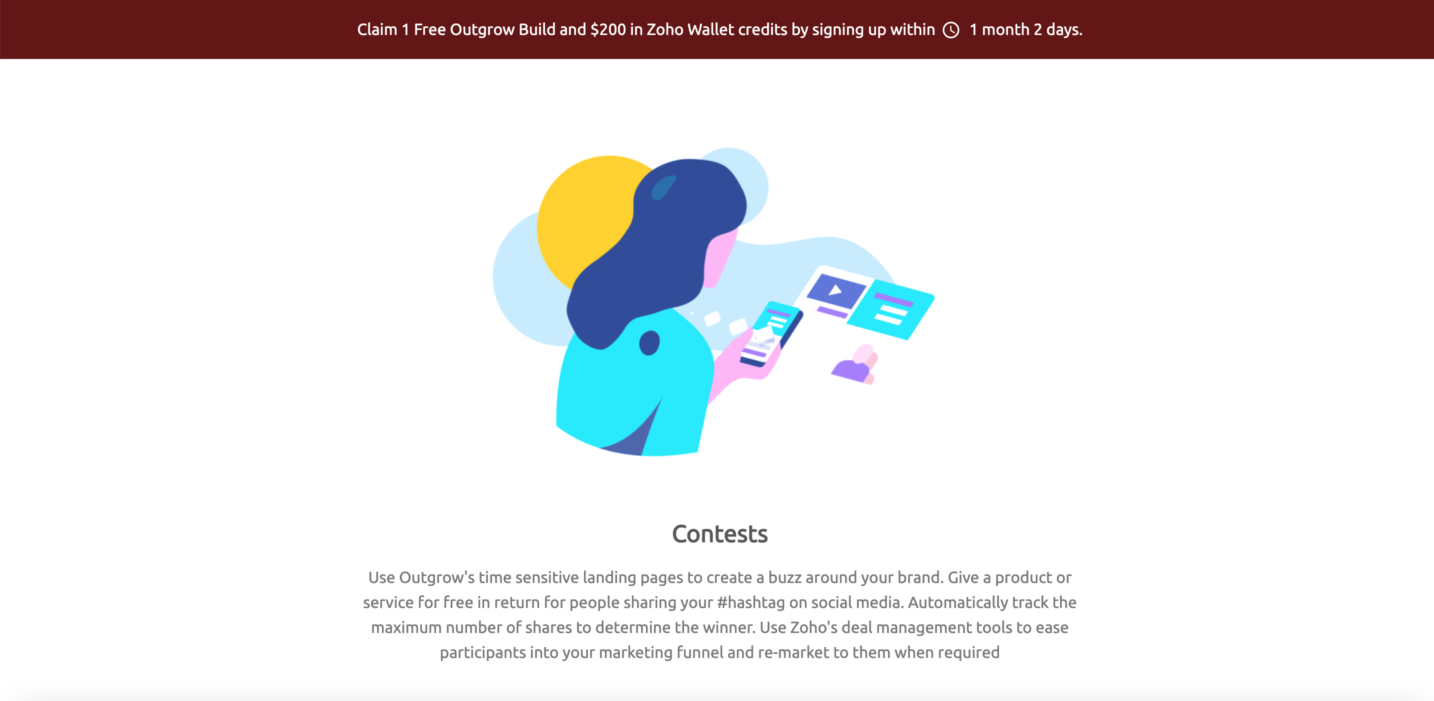 Outgrow and Zoho's Valentine's Match gallery image