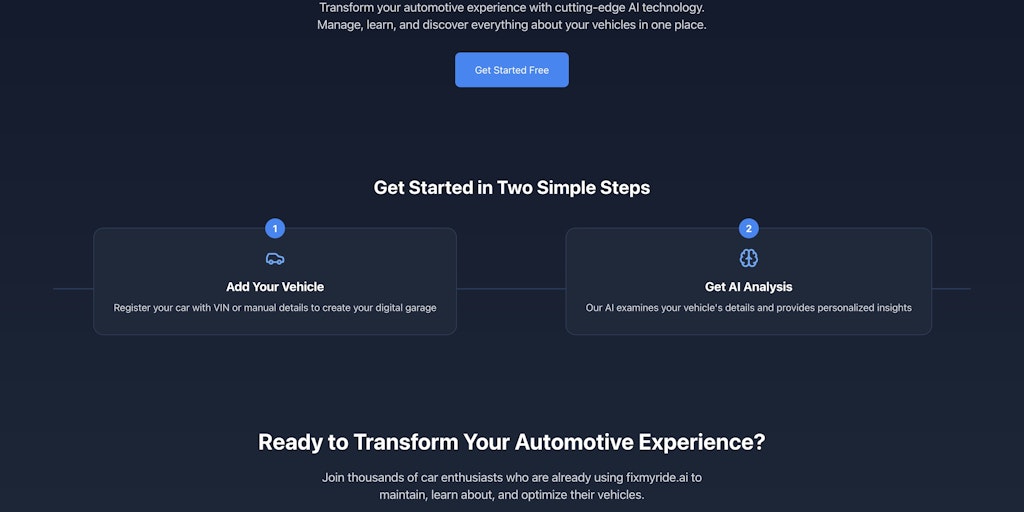 FixMyRide.ai