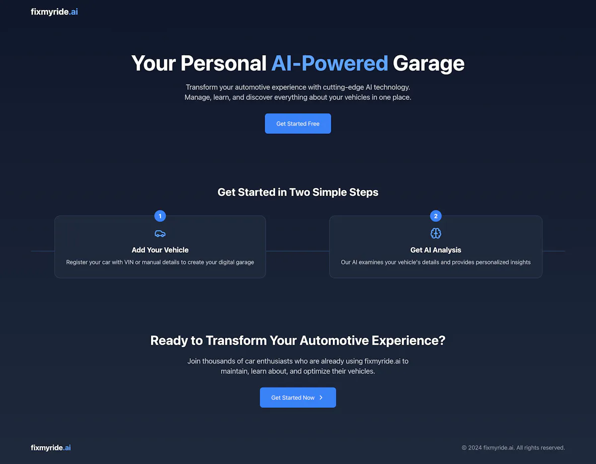 FixMyRide.ai