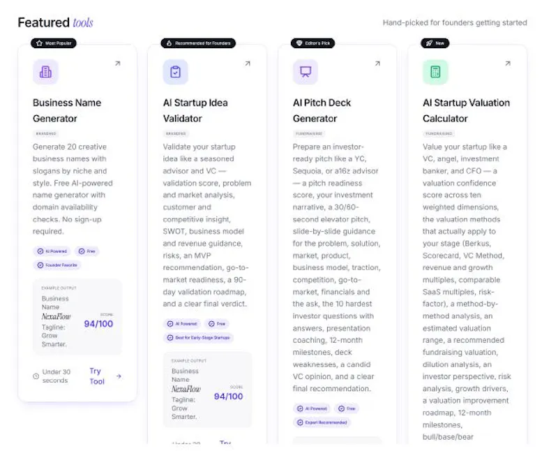 FounderTools AI screenshot 4