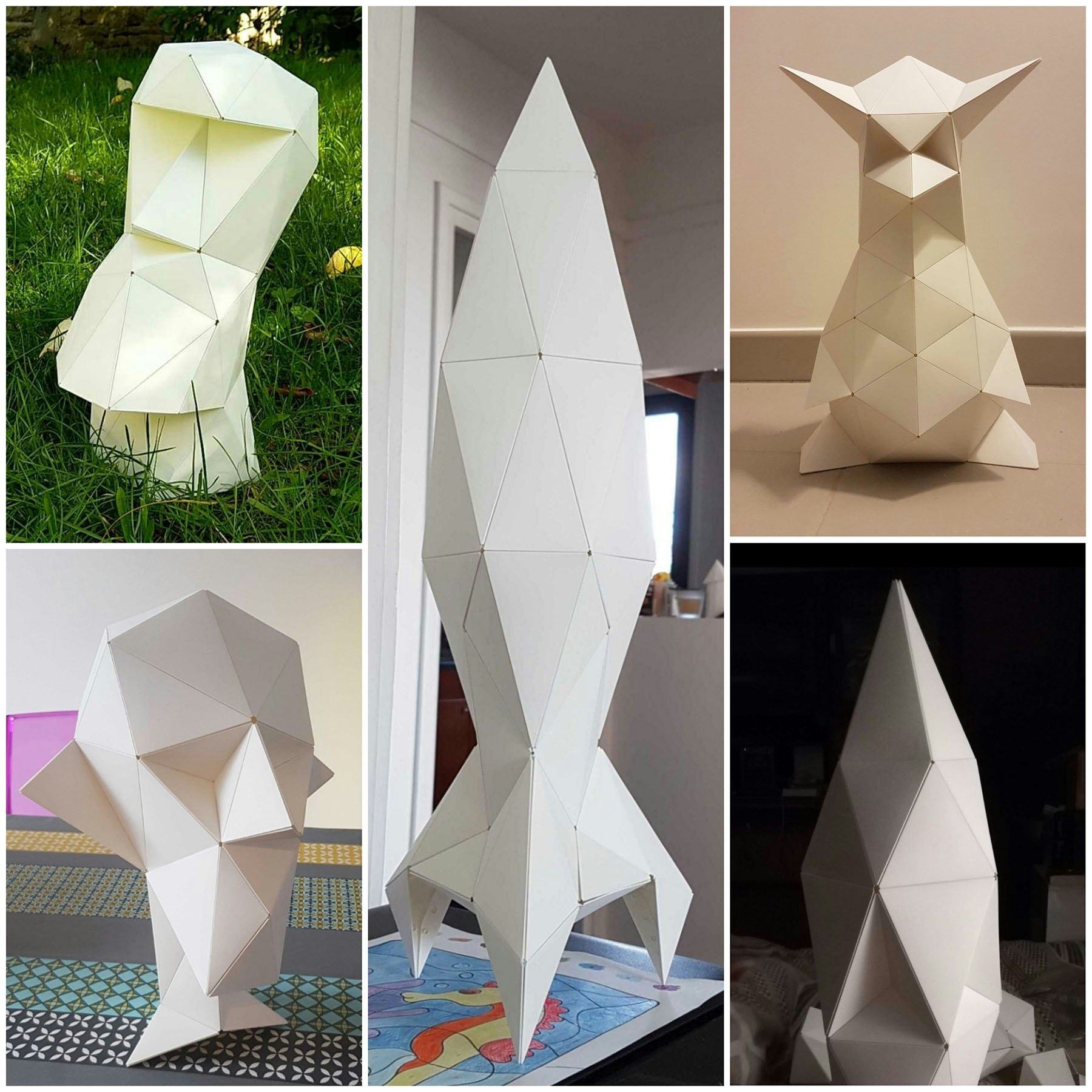 Carapace: prima puzzle 3D di origami fai -da -te media 15