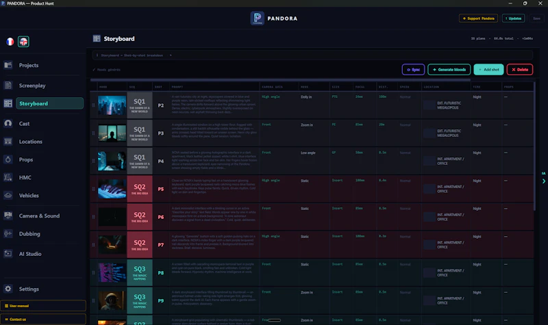 PANDORA screenshot 2