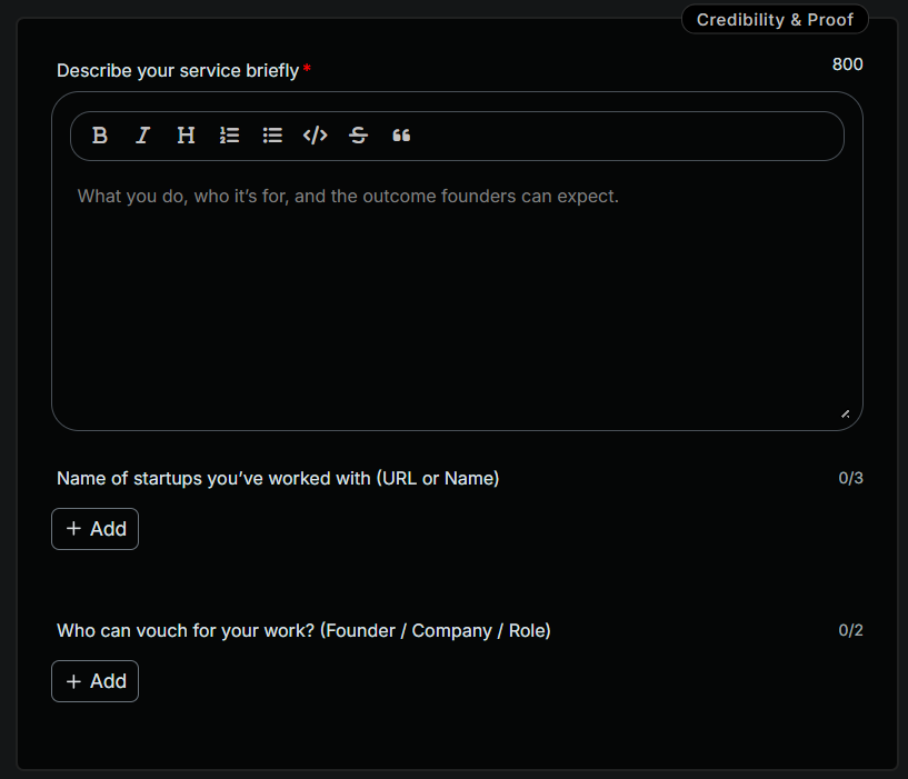 Startup Service Providers Directory gallery image
