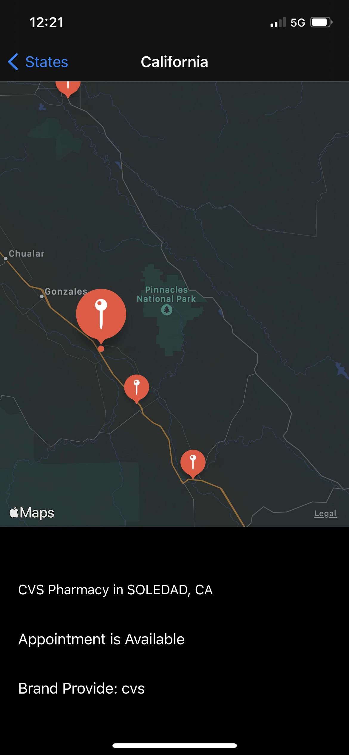 COVID Vaccine Spotter Mobile App for iOS gallery image