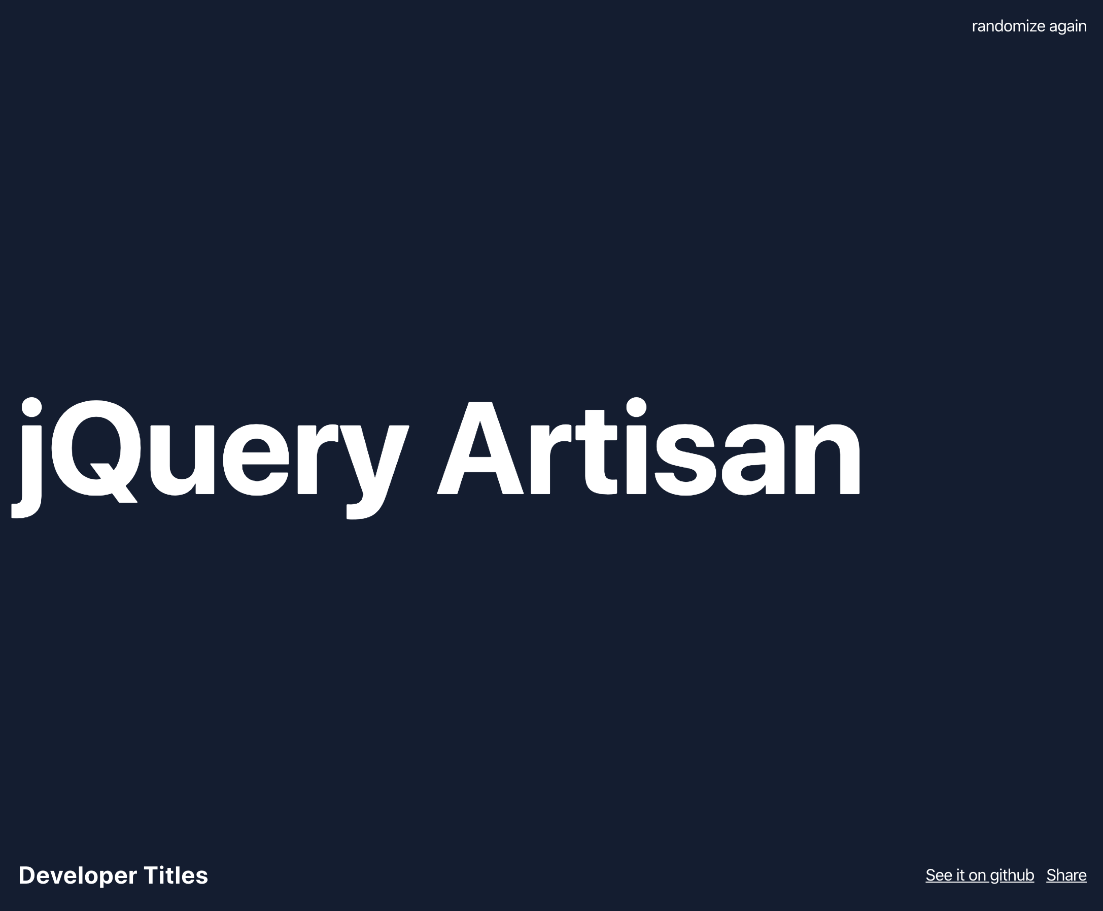 Developer Titles gallery image