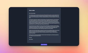 Cover Letter Generator gallery image