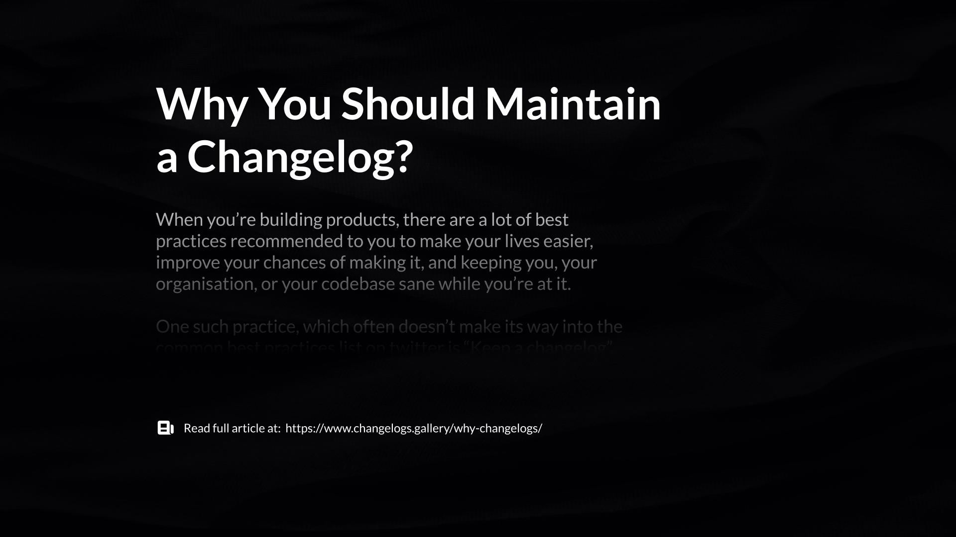 Changelogs.gallery gallery image