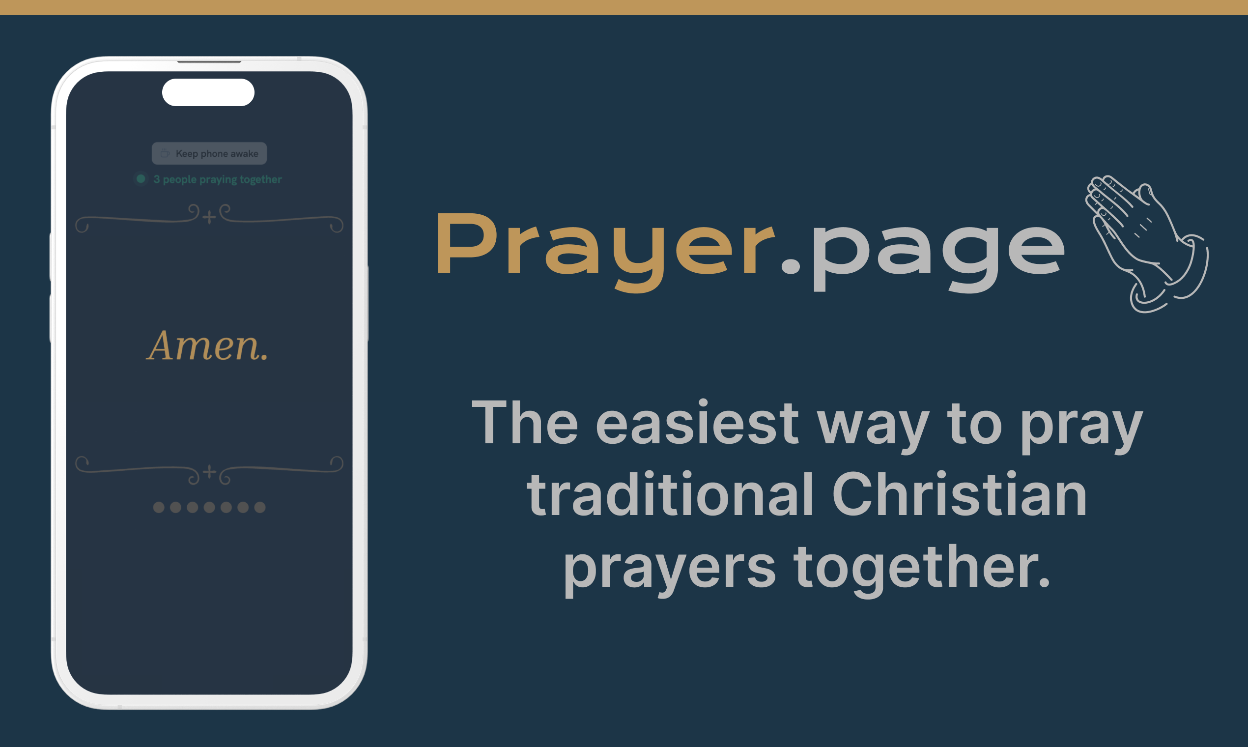 startuptile The Prayer Page-Pray traditional Christian prayers together