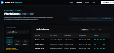 WorldData Generator gallery image