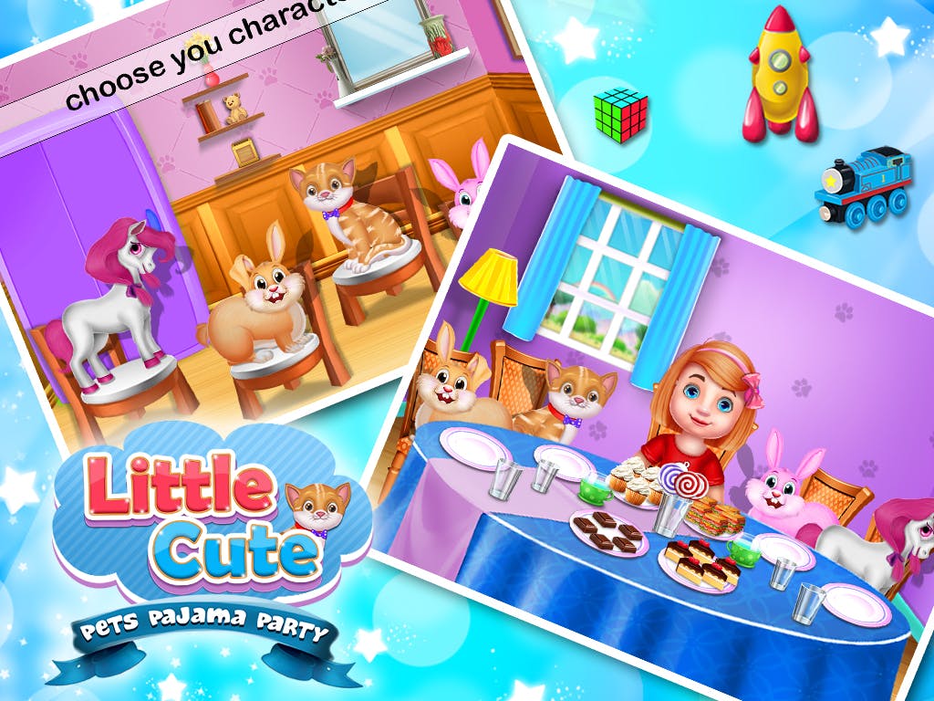 Little Cute Pets Pajama Party media 1