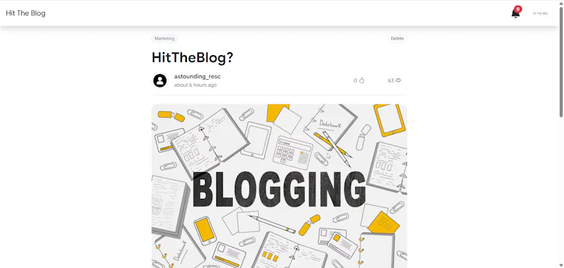 Hit The Blog screenshot 5