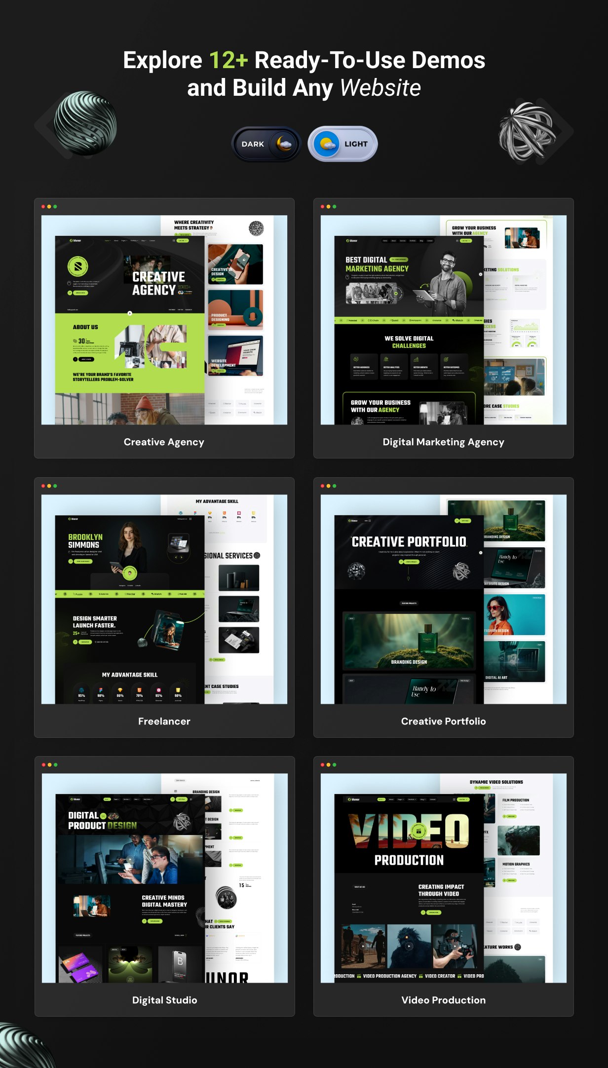 Média Bluner - Thème WordPress pour agence créative et portfolio 8
