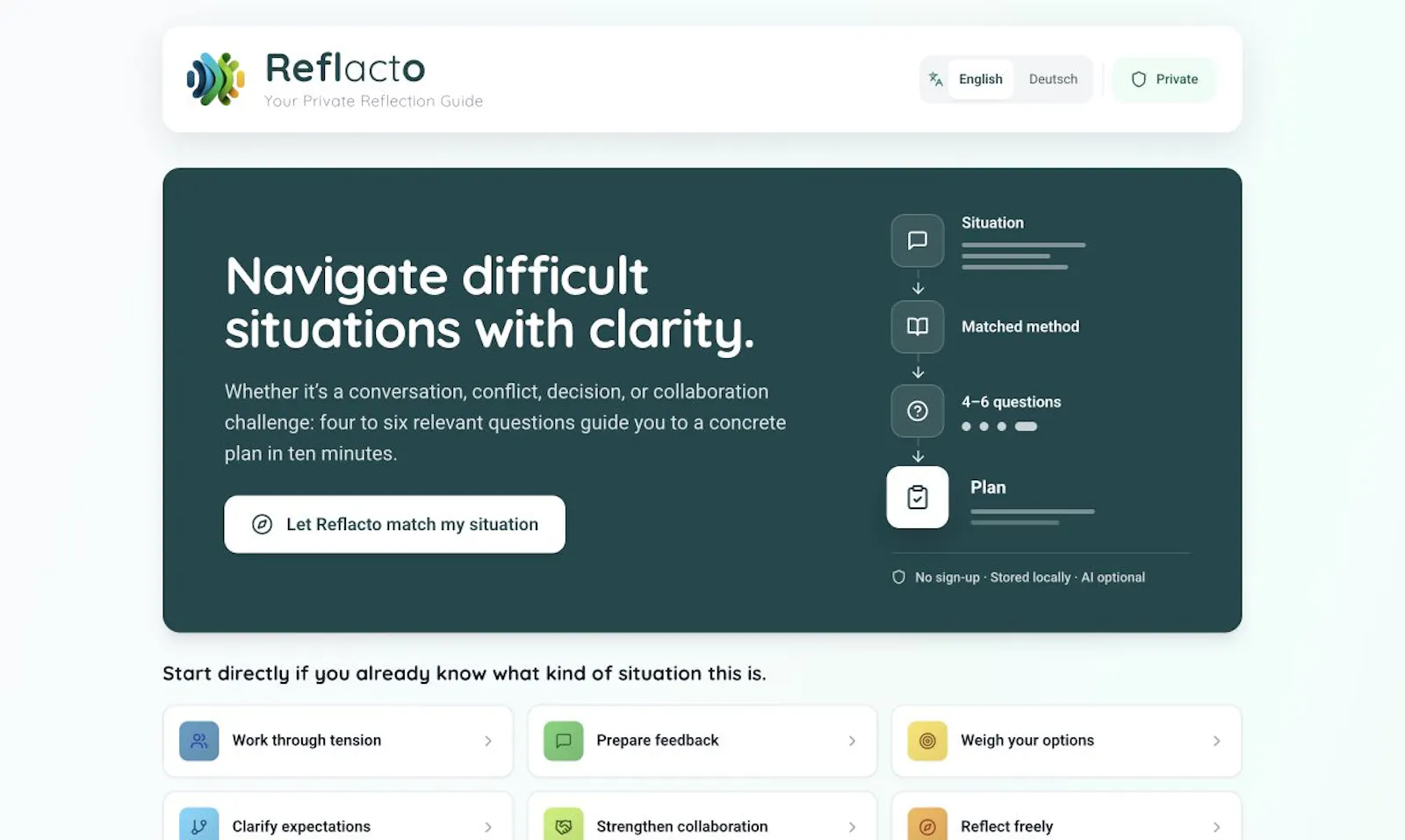 Reflacto screenshot 2