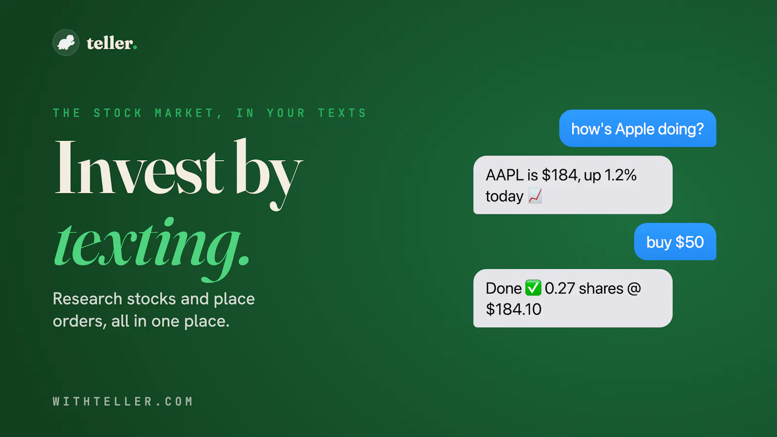 Teller screenshot 1