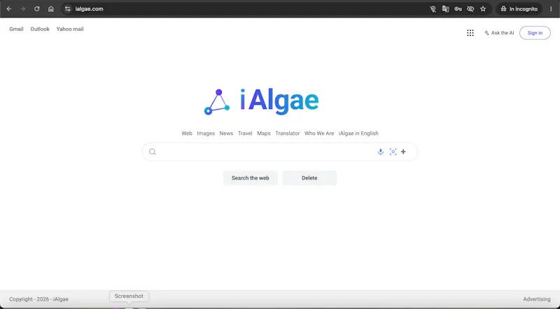 ialgae.com screenshot 2