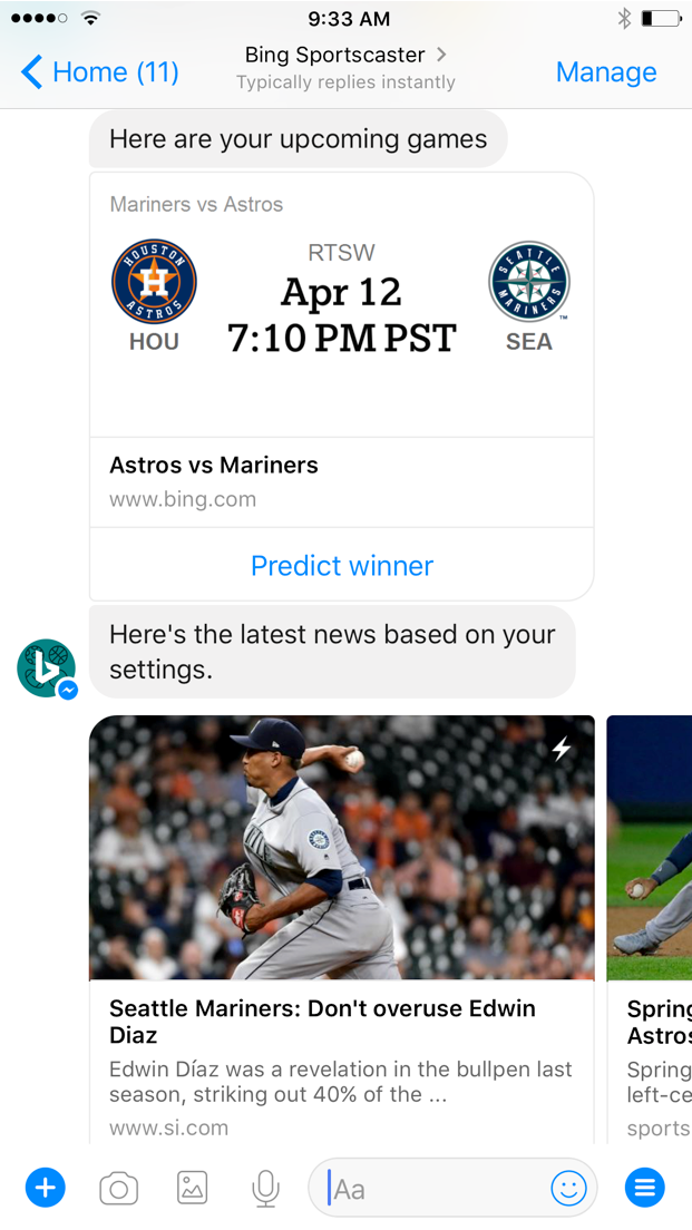 Bing Sportscaster gallery image