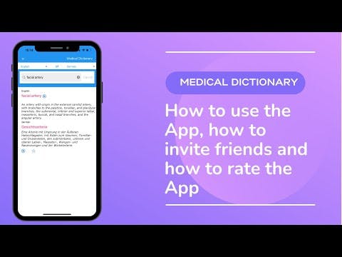 Advanced Medical dictionary app media 1