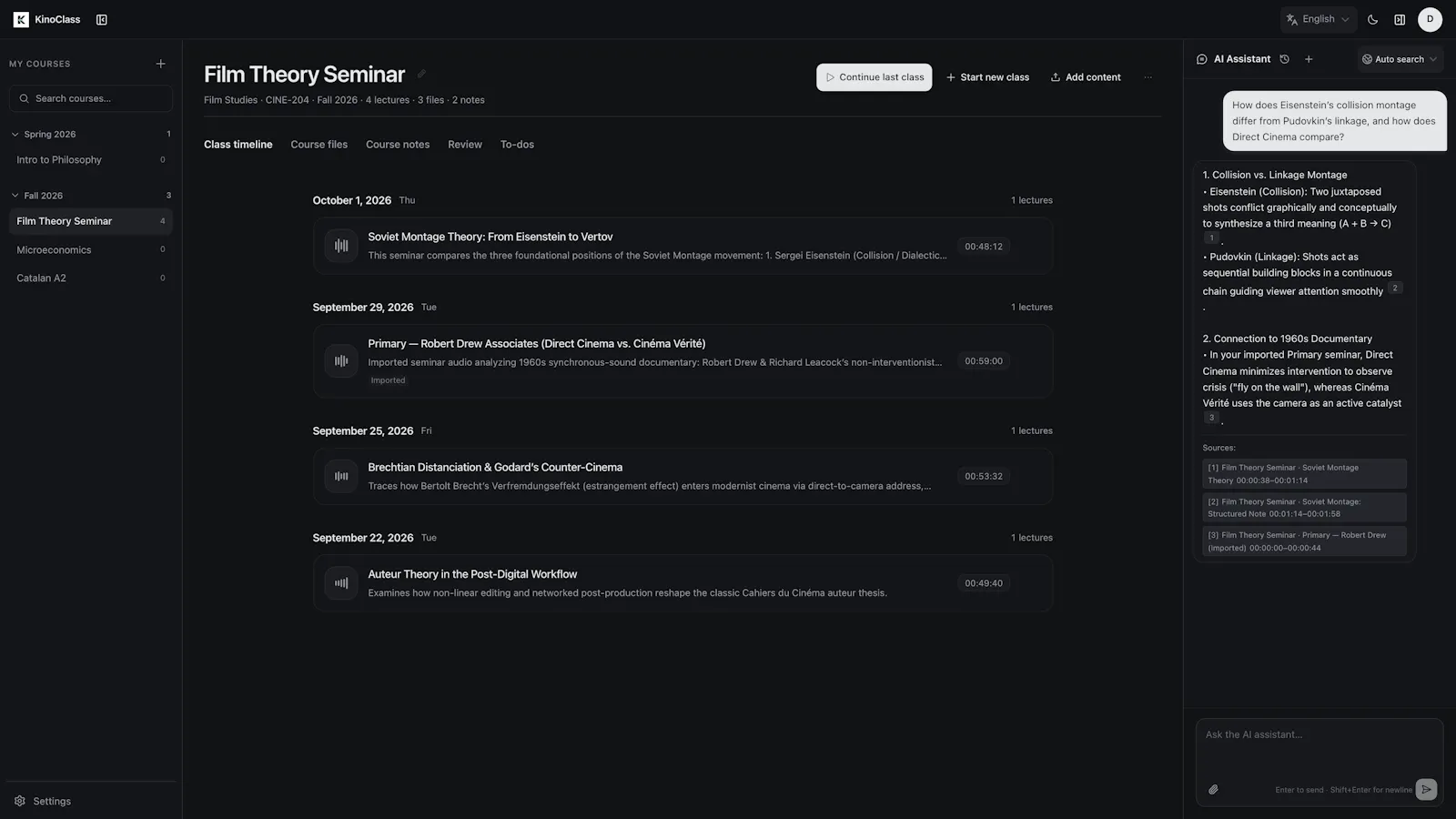 KinoClass screenshot 5