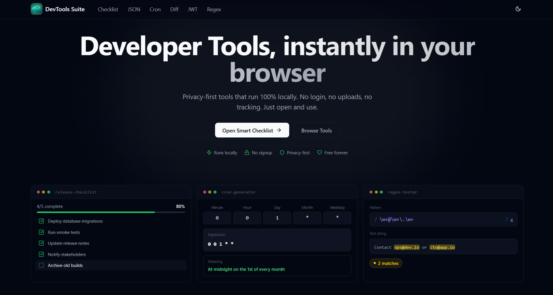 DevTools Suite