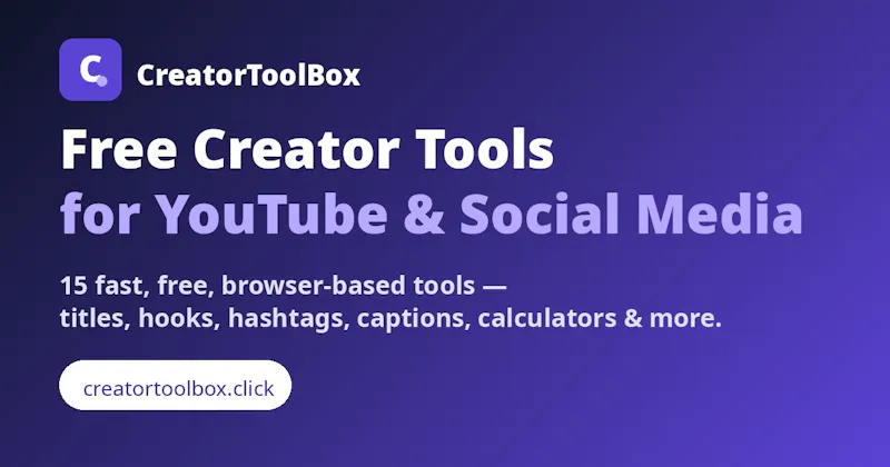 CreatorToolBox screenshot 1