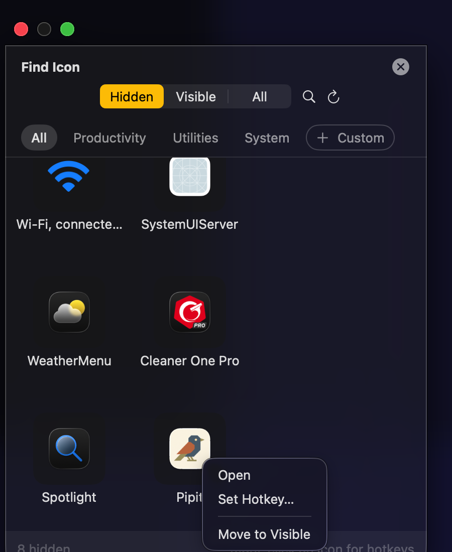 SaneBar - Screenshot 5 showing product features and functionality