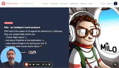 Milo - an intelligent travel assistant gallery image