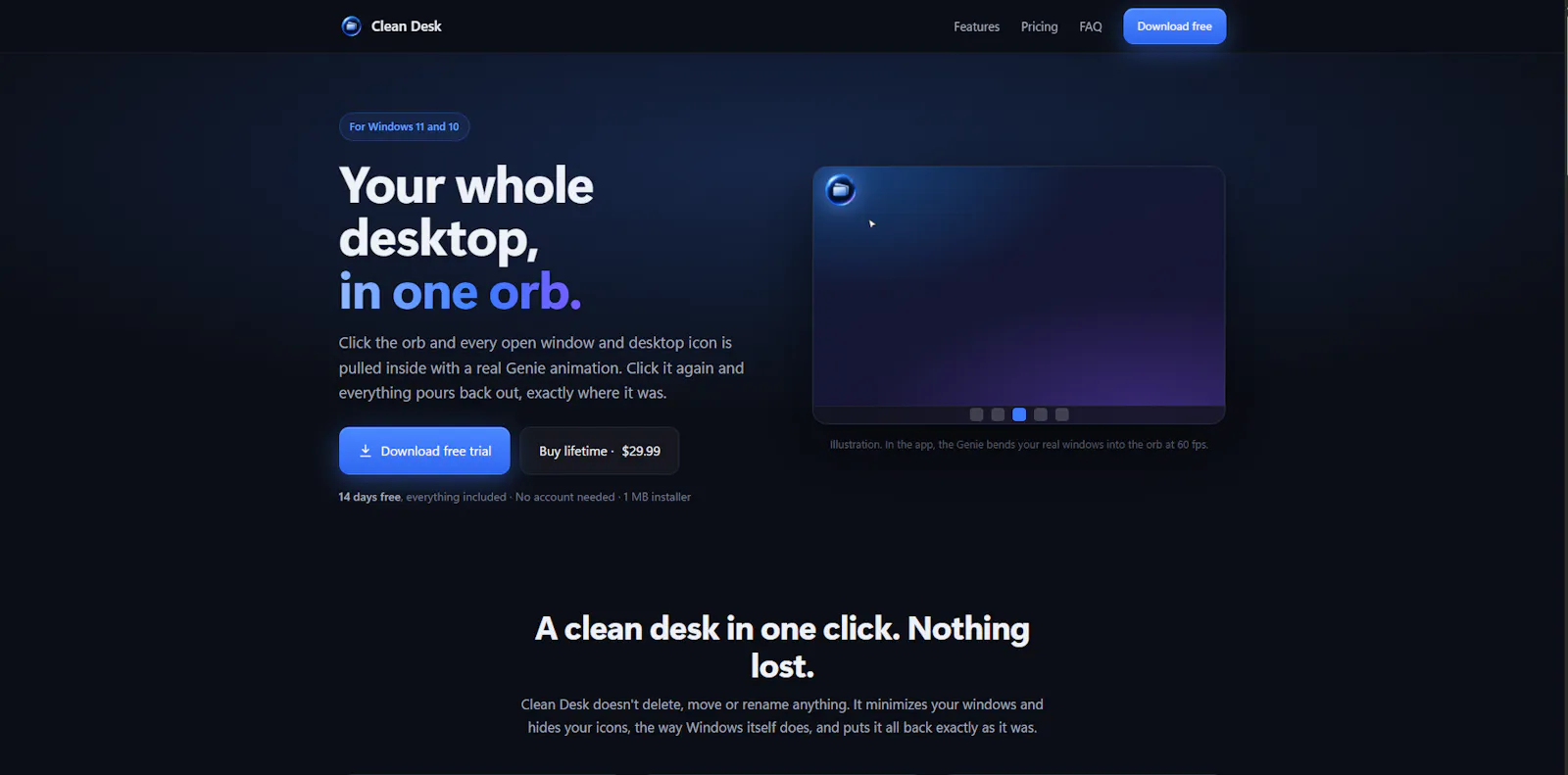Clean Desk screenshot 2
