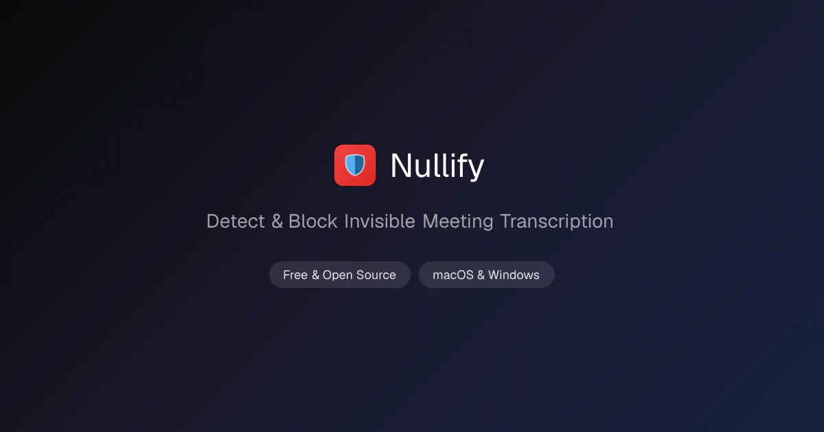 Nullify 제품 배너