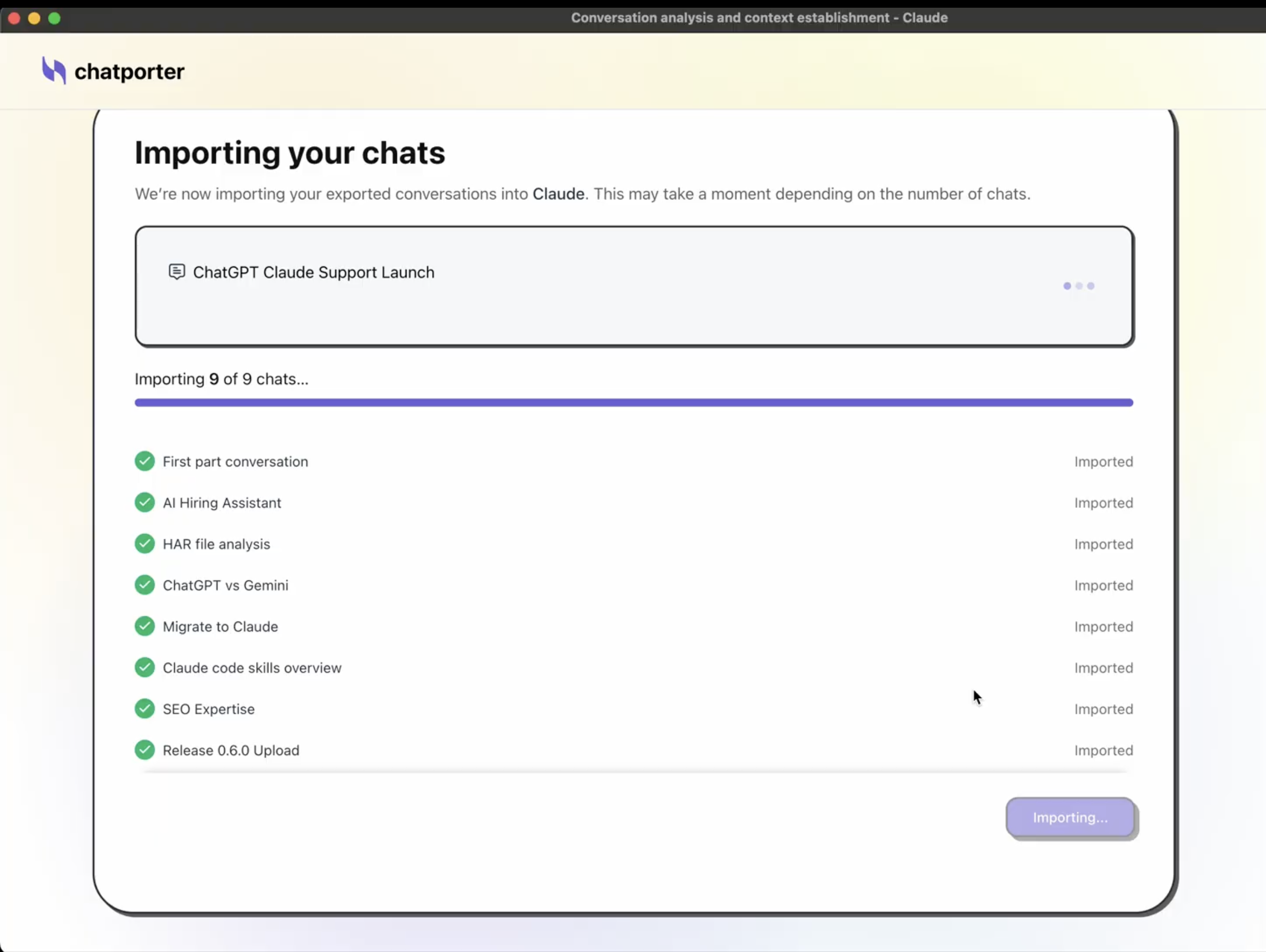 Move your chats from ChatGPT to Claude gallery image
