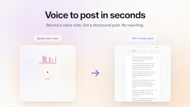 Voice to Post gallery image