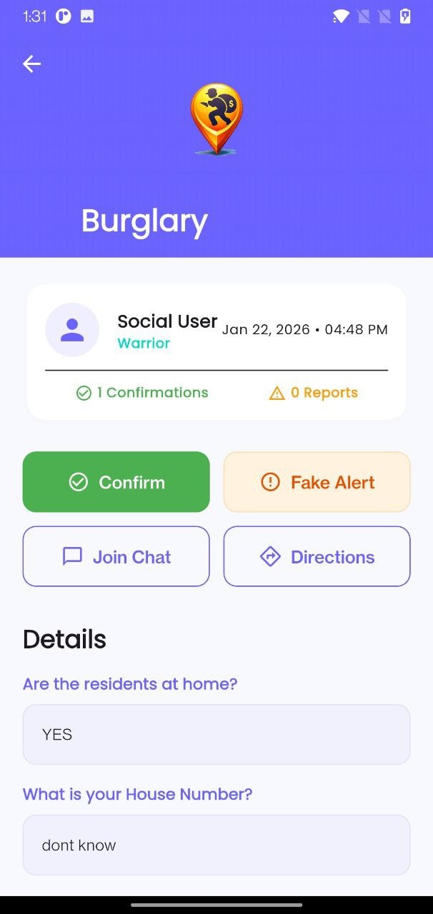 SafeUs - Screenshot 3 showing product features and functionality