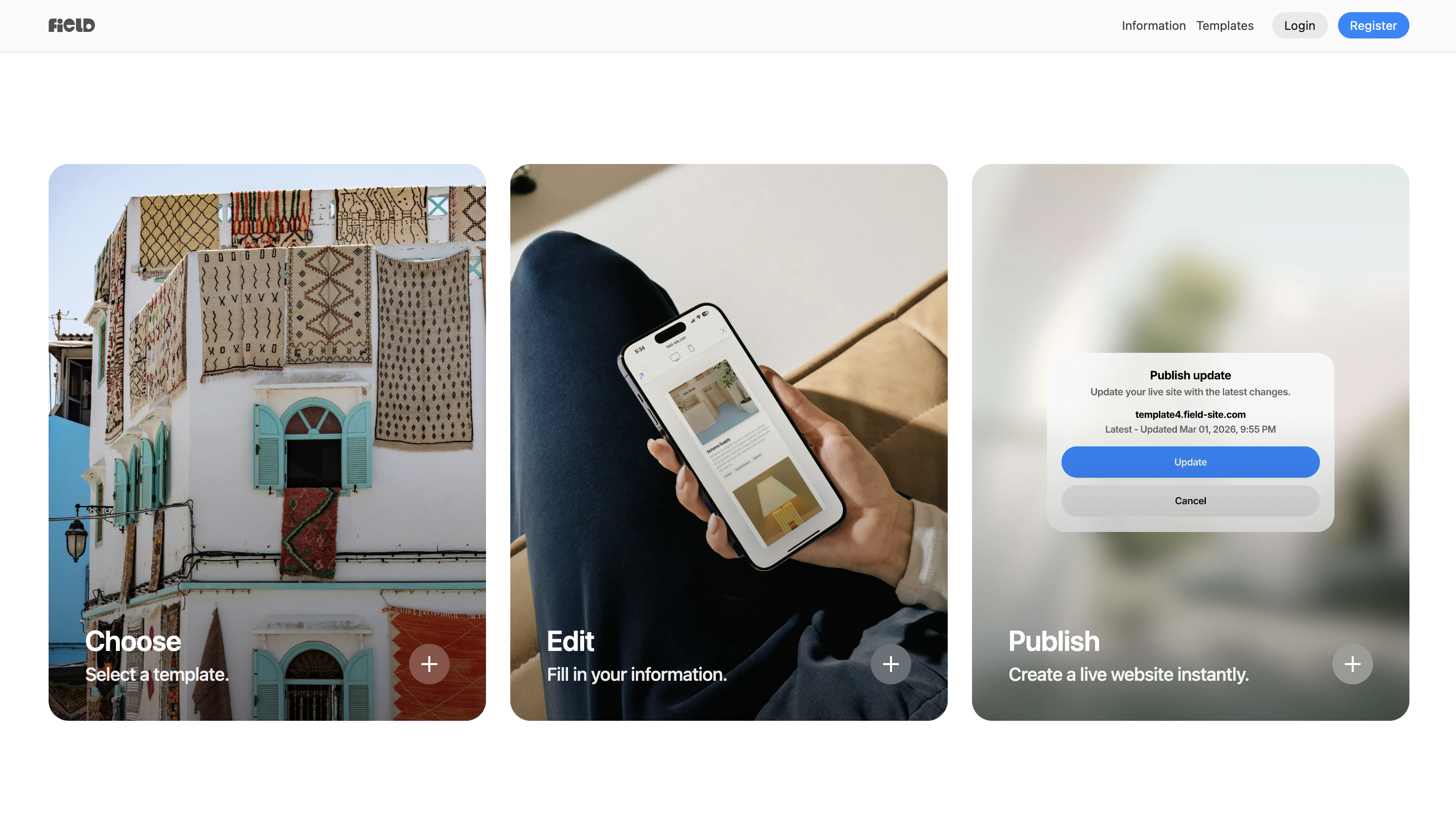 Field Site - Screenshot 4 showing product features and functionality