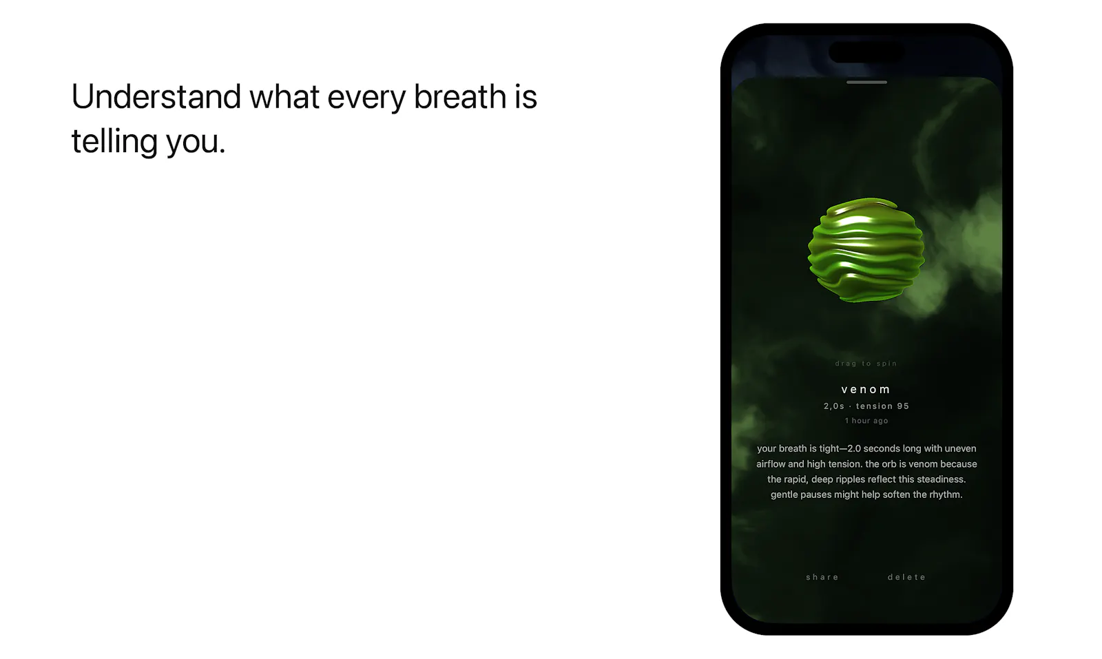 Serein: Mindful Breathing screenshot 1
