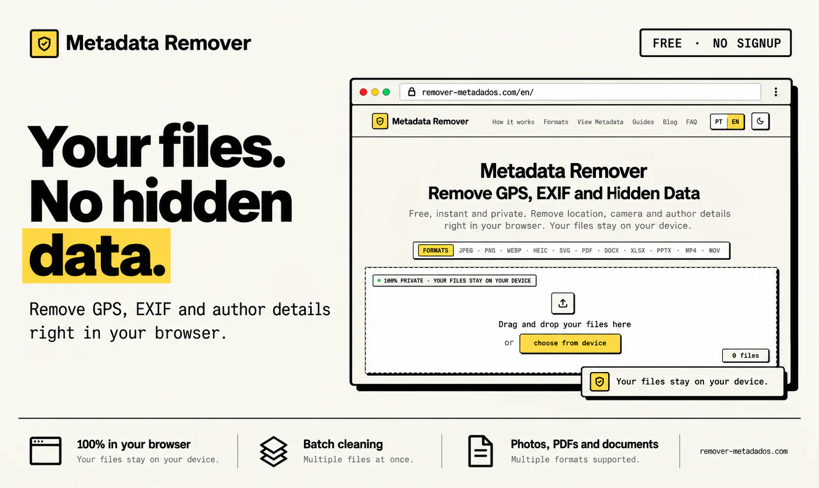 Remover Metadados gallery image