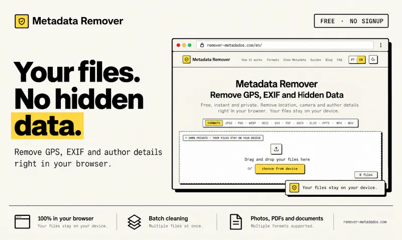 Remover Metadados screenshot 1