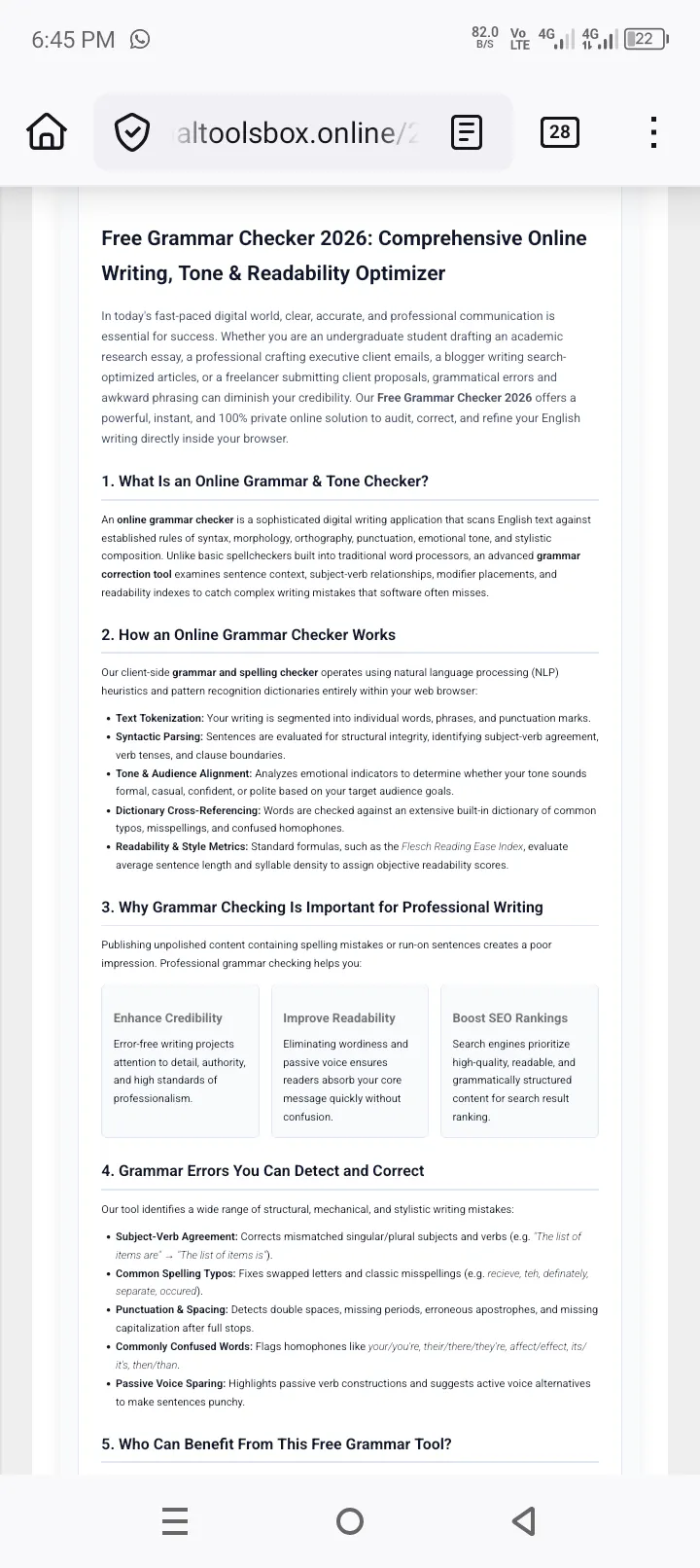 Free AI Grammar Checker gallery image