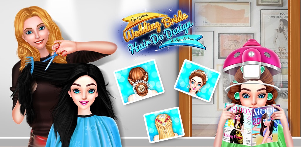 Gorgeous Wedding Bride Hair Do Design Spa Salon gallery image