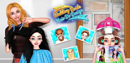 Gorgeous Wedding Bride Hair Do Design Spa Salon gallery image