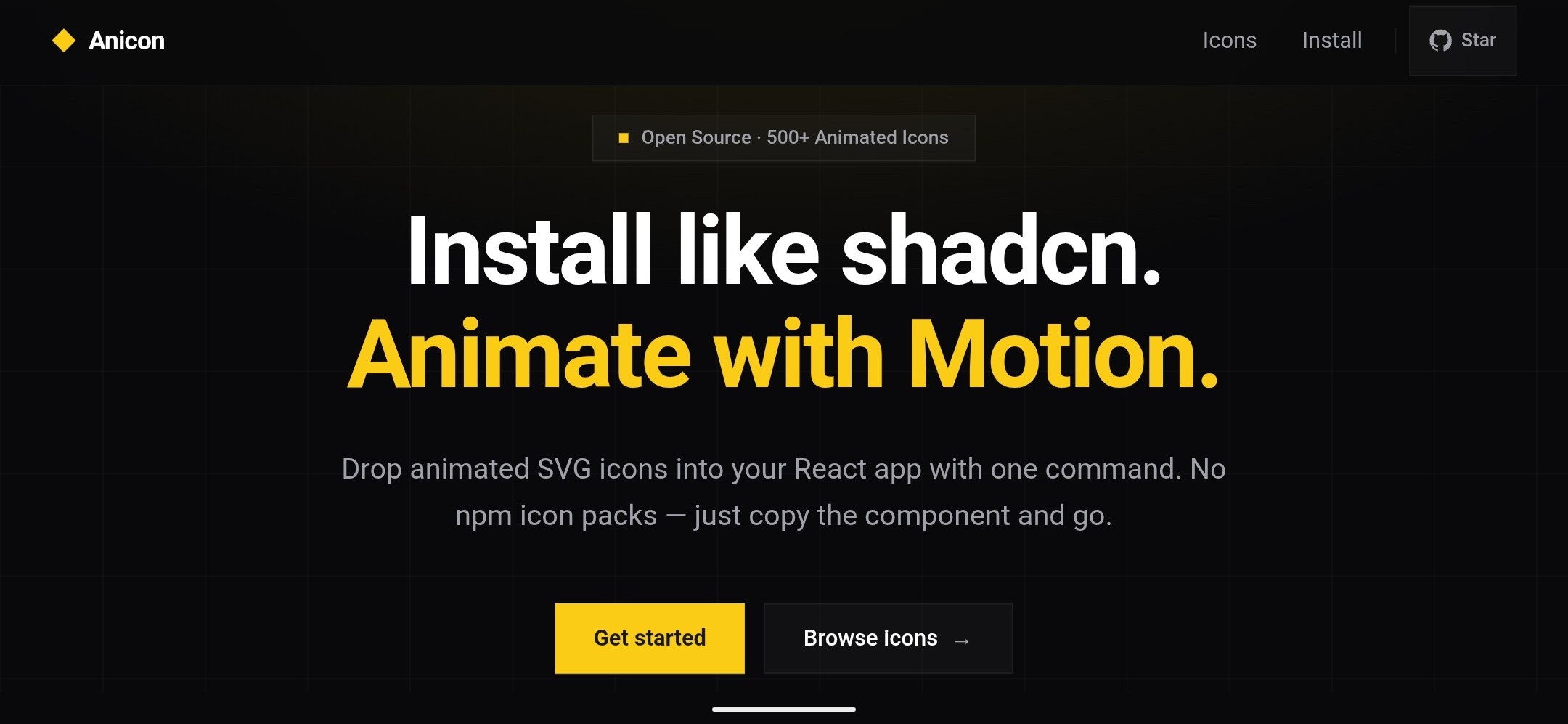 Anicon - Product Hunt launch logo and brand identity