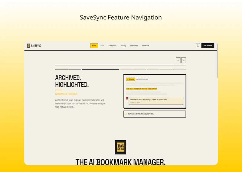 SaveSync screenshot 1
