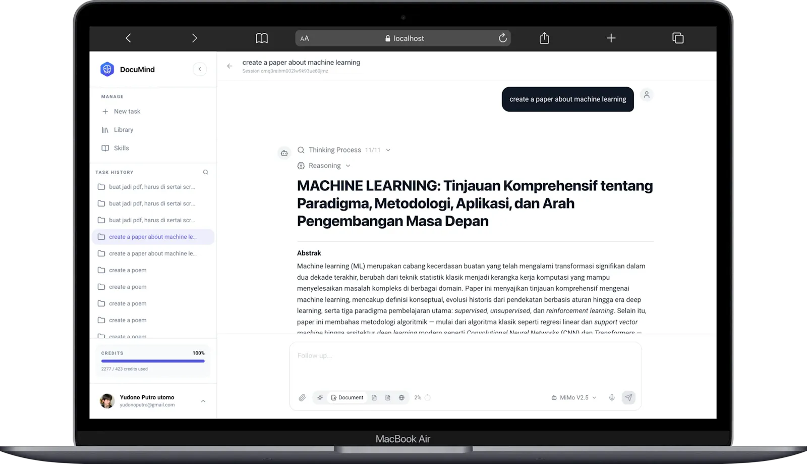 DocuMind screenshot 5
