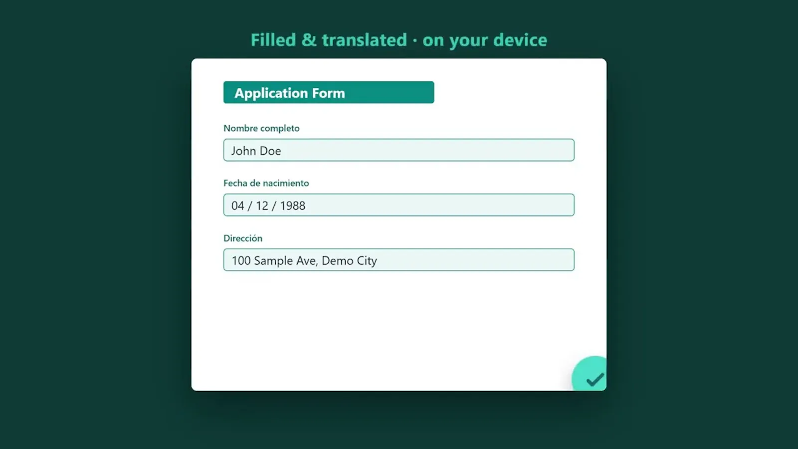 PolyglotFormFill screenshot 1 (video preview)