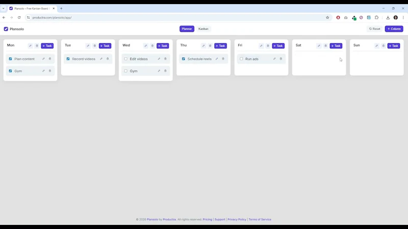 Plansolo screenshot 1 (video preview)